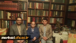 دیدار دست اندر کاران همایش نکوداشت مقام علمی دکتر میر جلال الدین کزازی با استاد. 2