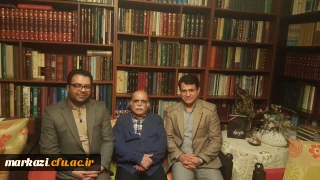 دیدار دست اندر کاران همایش نکوداشت مقام علمی دکتر میر جلال الدین کزازی با استاد.