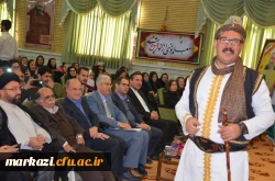 آیین نگوداشت مقام علمی استاد کزازی در دانشگاه فرهنگیان استان مرکزی برگزار شد. 5