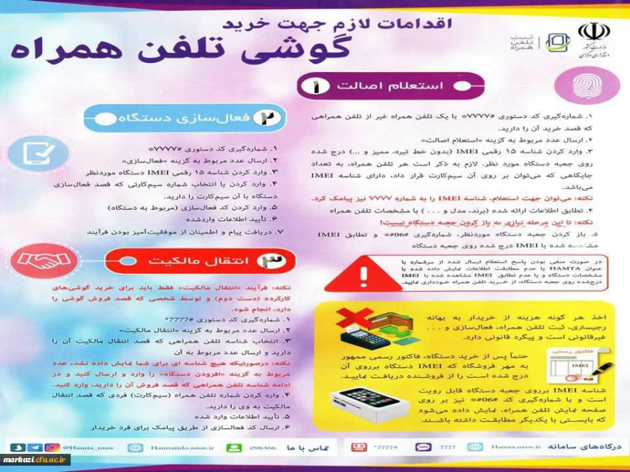 اقدامات لازم جهت خرید گوشی تلفن همراه 2