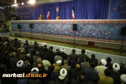 رهبر معظم انقلاب اسلامی در دیدار هزاران نفر از دانشجومعلمان ،اساتید و معلمان:
به ۳ کشور اروپایی اعتماد نکنید تضمین قطعی ندهند نمی شود ادامه داد
 2