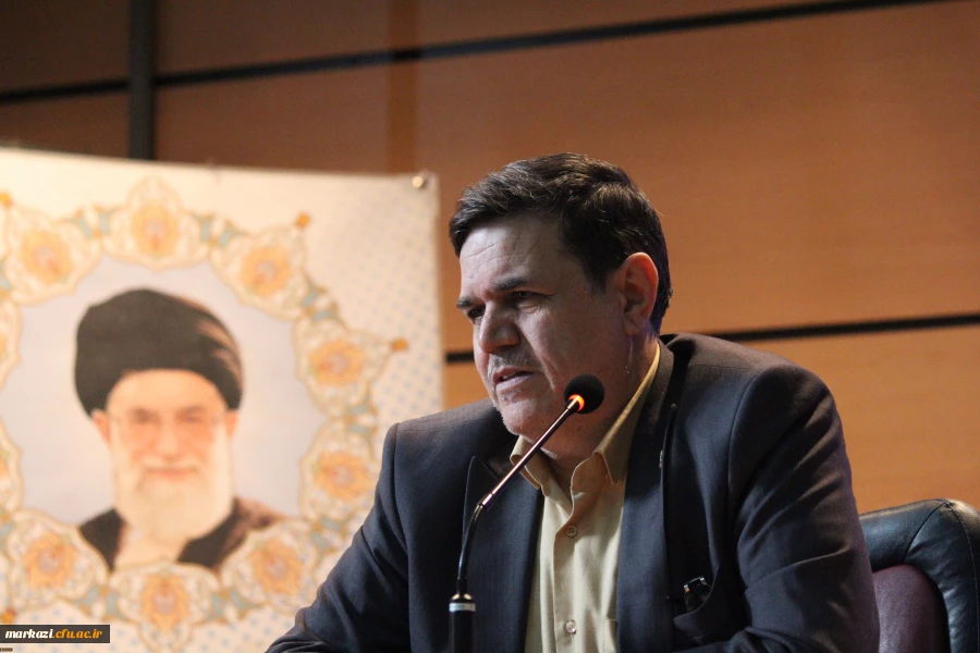 پیام تشکر رییس دانشگاه فرهنگیان از تشریف فرمایی رهبر معظم انقلاب اسلامی به این دانشگاه در هفته بزرگداشت مقام معلم، بهار1397 2