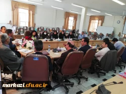 حضور جناب آقای دکتر مشهدی و جناب آقای برهانی در نشست مدرسان مرجع کارورزی 3