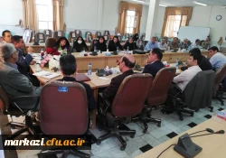 حضور جناب آقای دکتر مشهدی و جناب آقای برهانی در نشست مدرسان مرجع کارورزی 4