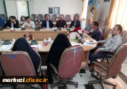 حضور جناب آقای دکتر مشهدی و جناب آقای برهانی در نشست مدرسان مرجع کارورزی 6