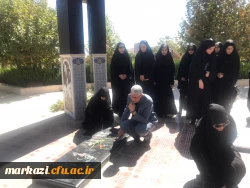 تجدید میثاق کارکنان و دانشجویان دانشگاه فرهنگیان استان مرکزی با شهدای انقلاب اسلامی و دفاع مقدس 6