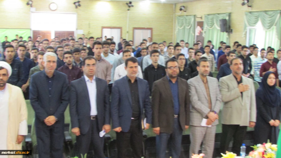 مراسم استقبال از نو دانشجو معلمان دانشگاه فرهنگیان استان مرکزی برگزار شد 2