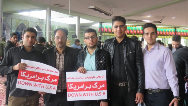 حضور باشکوه مسئولان، استادان و دانشجو معلمان دانشگاه فرهنگیان استان مرکزی در راهپیمایی ۱۳ آبان 15