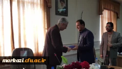 جلسه معارفه معاون هماهنگی مدیریت امور پردیس های استان مرکزی برگزار شد. 2