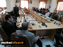 جلسه معارفه معاون هماهنگی مدیریت امور پردیس های استان مرکزی برگزار شد. 5