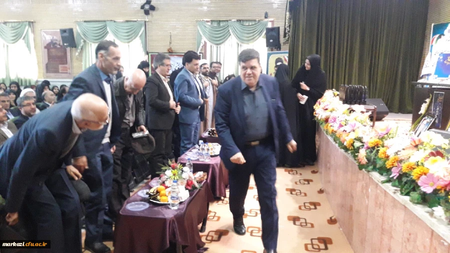 حضور دکتر خنیفردر دانشگاه فرهنگیان استان مرکزی و مراسم نکوداشت یکصدمین سال تربیت معلم 3