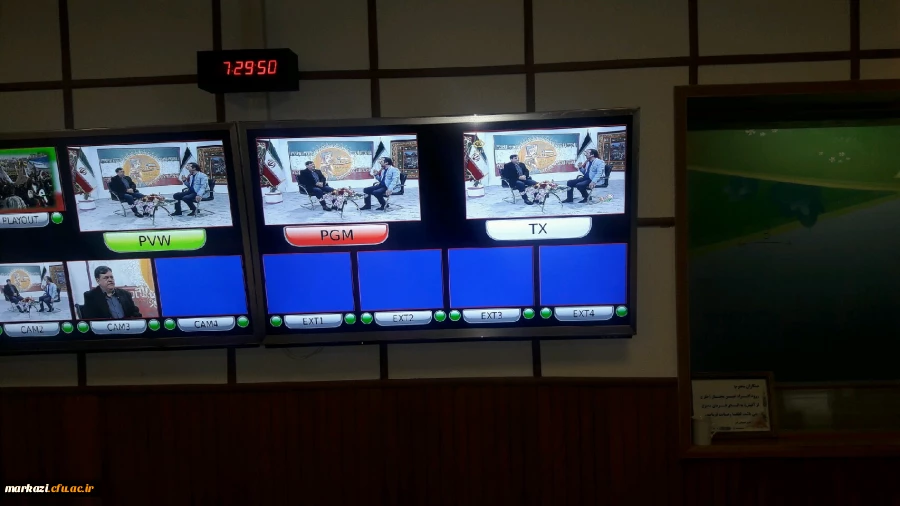 حضور رییس دانشگاه فرهنگیان کشور در برنامه های صدا و سیمای استان مرکزی 2