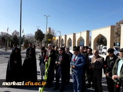 شهدا اقیانوس هایی هستند که عمود بر زمین ایستاده اند 

 تجدید بیعت مسئولین دانشگاه فرهنگیان  با شهدا به مناسبت 9دی در استان مرکزی 3