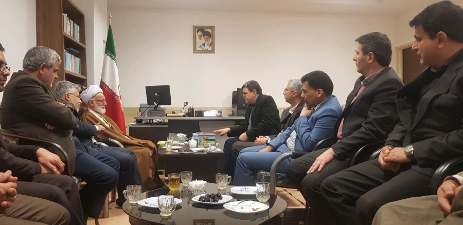 بازدید مسئولین دانشگاه فرهنگیان از حوزه علمیه خاتم الانبیاء اراک 5