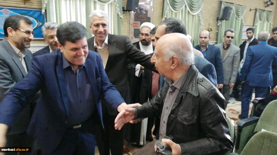 حضور دکتر خنیفردر دانشگاه فرهنگیان استان مرکزی و مراسم نکوداشت یکصدمین سال تربیت معلم 34