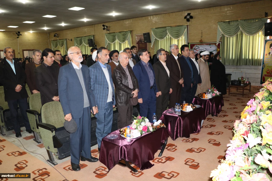 حضور دکتر خنیفردر دانشگاه فرهنگیان استان مرکزی و مراسم نکوداشت یکصدمین سال تربیت معلم 58