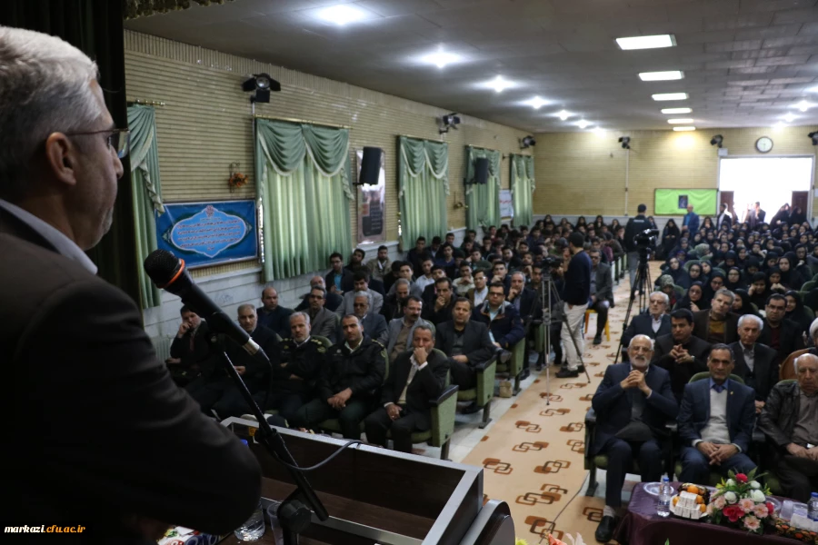 حضور دکتر خنیفردر دانشگاه فرهنگیان استان مرکزی و مراسم نکوداشت یکصدمین سال تربیت معلم 61