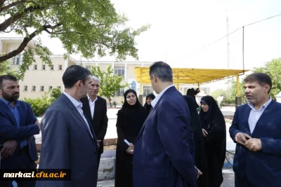 بازدید استاندار و هیئت همراه از پردیس زینب کبری (س)استان مرکزی