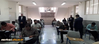 آزمون اصلح ویژه ی مهارت آموزان در پردیسهای استان مرکزی برگزار شد.