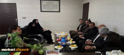 بازدید رییس و مدیر عامل مجمع خیرین از دانشگاه فرهنگیان استان مرکزی