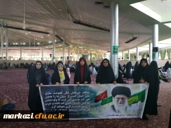 حضور پرشور دانشجویان دانشگاه فرهنگیان استان مرکزی به همراهی مسئولین در نماز جمعه  3