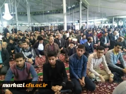 حضور پرشور دانشجویان دانشگاه فرهنگیان استان مرکزی به همراهی مسئولین در نماز جمعه  4