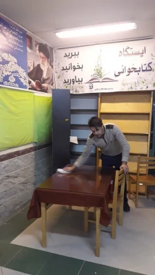  ایستگاه مطالعه پردیس شهید باهنر افتتاح شد. 7