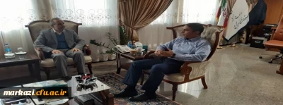 ملاقات سرپرست مدیریت امور پردیس های استان با استاندار استان مرکزی