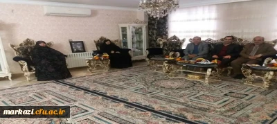 دیدار سرپرست دانشگاه فرهنگیان استان مرکزی با خانواده های معظم شهیدان انصاری