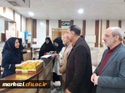 دیدار سرپرست دانشگاه فرهنگیان استان مرکزی به مناسبت گرامیداشت میلاد اسوه صبر و پایداری، حضرت زینب(ع) و روز پرستار، از پرستاران بیمارستان حضرت ولی عصر(عج) 2