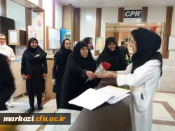 دیدار سرپرست دانشگاه فرهنگیان استان مرکزی به مناسبت گرامیداشت میلاد اسوه صبر و پایداری، حضرت زینب(ع) و روز پرستار، از پرستاران بیمارستان حضرت ولی عصر(عج) 2