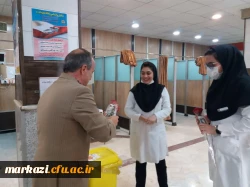 دیدار سرپرست دانشگاه فرهنگیان استان مرکزی به مناسبت گرامیداشت میلاد اسوه صبر و پایداری، حضرت زینب(ع) و روز پرستار، از پرستاران بیمارستان حضرت ولی عصر(عج) 2