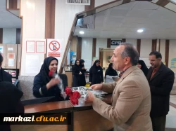 دیدار سرپرست دانشگاه فرهنگیان استان مرکزی به مناسبت گرامیداشت میلاد اسوه صبر و پایداری، حضرت زینب(ع) و روز پرستار، از پرستاران بیمارستان حضرت ولی عصر(عج) 2