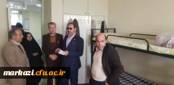 بازدید مدیرکل محترم پشتیبانی و رفاه دانشگاه فرهنگیان از پردیس های استان مرکزی 5