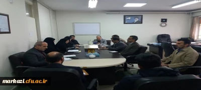 جلسه ی شورای فرهنگی واجتماعی دانشگاه فرهنگیان استان مرکزی تشکیل شد.