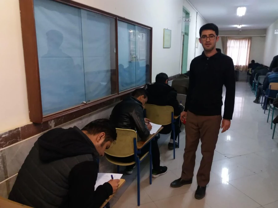 بازدید سرپرست دانشگاه فرهنگیان استان مرکزی از حوزه امتحانی 9