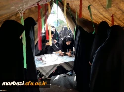 برپایی چادر و پخش نوحه به مناسبت اربعین حسینی 2