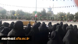 تجدید میثاق دانشجویان پردیس زینب کبری (س) با شهدای هشت سال دفاع مقدس و مدافعین حرم
 2