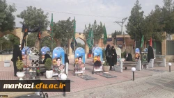 تجدید میثاق دانشجویان پردیس زینب کبری (س) با شهدای هشت سال دفاع مقدس و مدافعین حرم
 5