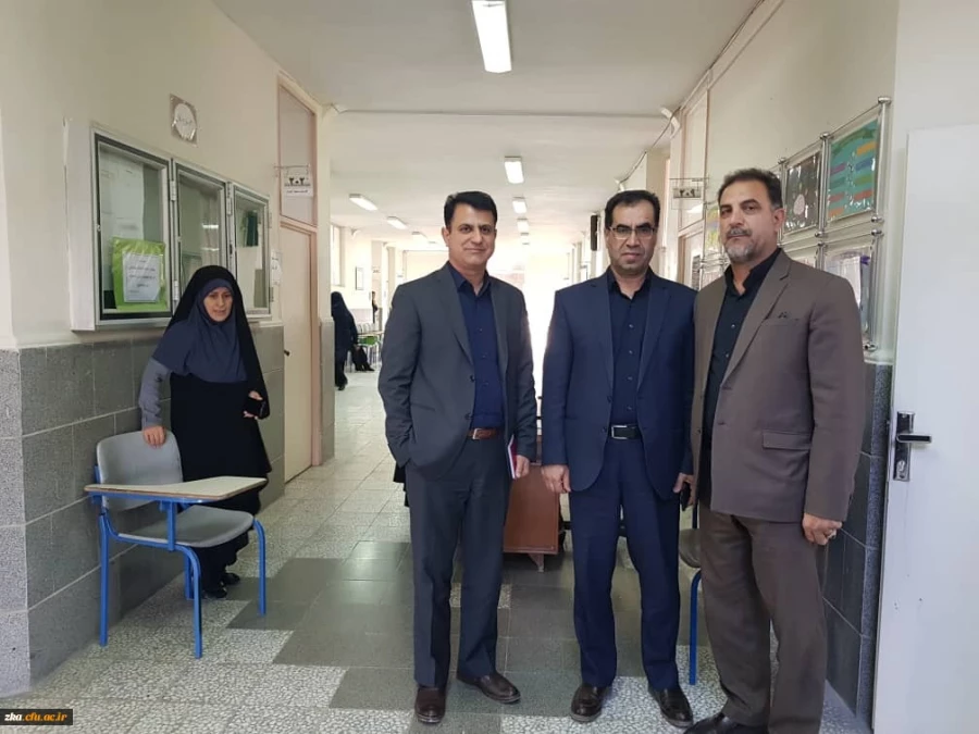 بازدید مسئولین پردیس شهید باهنر از فرایند برگزاری مصاحبه داوطلبین ورود به دانشگاه فرهنگیان در پردیس زینب کبری (س) استان مرکزی.
 3