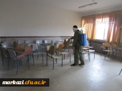 خوابگاه ها و فضاهای پردیس های دانشگاه فرهنگیان استان مرکزی پاکسازی و ضدعفونی شد 11