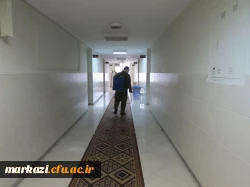 خوابگاه ها و فضاهای پردیس های دانشگاه فرهنگیان استان مرکزی پاکسازی و ضدعفونی شد 13