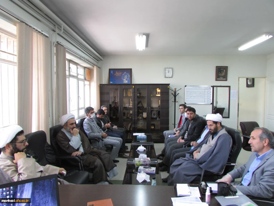  دیدار مسئول دفتر نهاد رهبری دانشگاه های استان مرکزی با سرپرست دانشگاه فرهنگیان استان  3