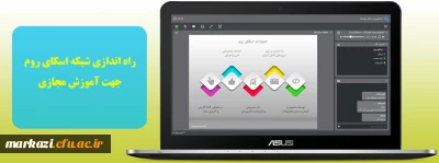 راه اندازی شبکه اسکای روم جهت آموزش مجازی در دانشگاه فرهنگیان استان مرکزی