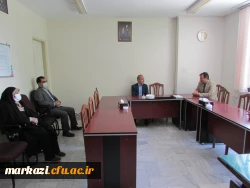 دیدارسرپرست دانشگاه فرهنگیان استان مرکزی  بامدیرکل آموزش و پرورش استان 3
