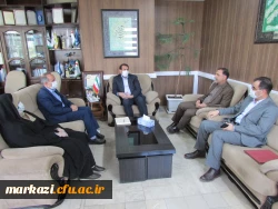 دیدارسرپرست دانشگاه فرهنگیان استان مرکزی  بامدیرکل آموزش و پرورش استان 4