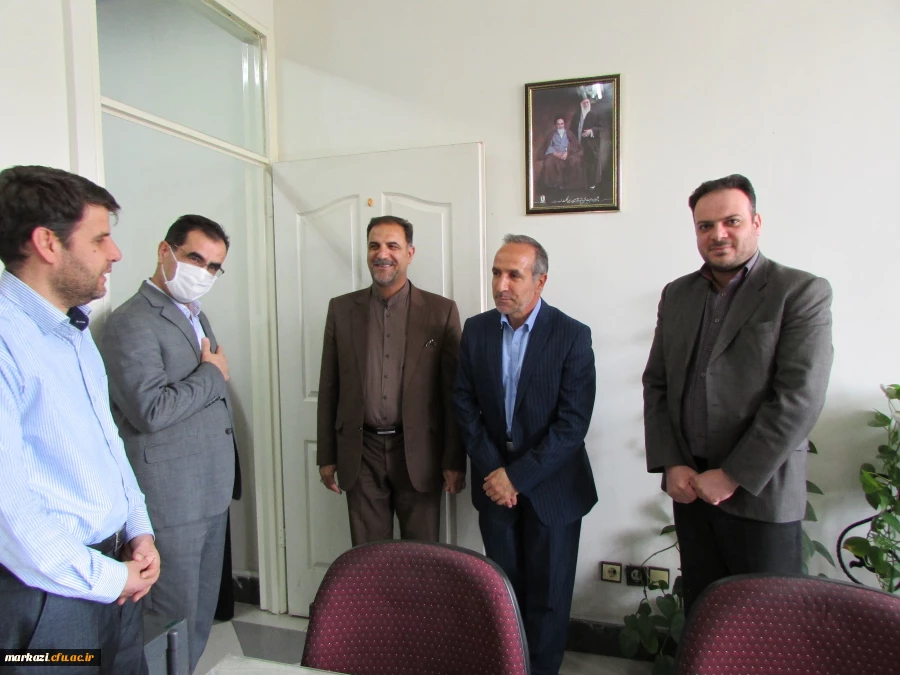 دیدارسرپرست دانشگاه فرهنگیان استان مرکزی  بامدیرکل آموزش و پرورش استان 6