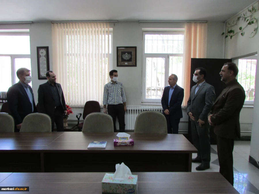 دیدارسرپرست دانشگاه فرهنگیان استان مرکزی  بامدیرکل آموزش و پرورش استان 7