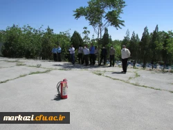 دوره آموزش اطفاء حریق برای نگهبانان و نیروهای خدماتی دانشگاه فرهنگیان استان مرکزی برگزار شد 3