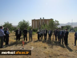 مراسم کلنگ زنی ساختمان آموزشی جدید پردیس حضرت زینب کبری(س) با حضور مسئولین استان برگزار شد 2